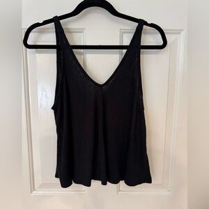 NWOT black free people cropped tank XS